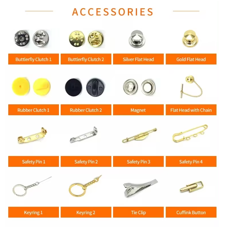 lapel pin's accessories 