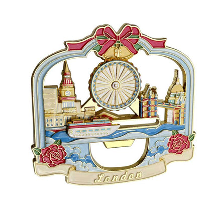 London enamel fridge magnets-United Kingdom landmark